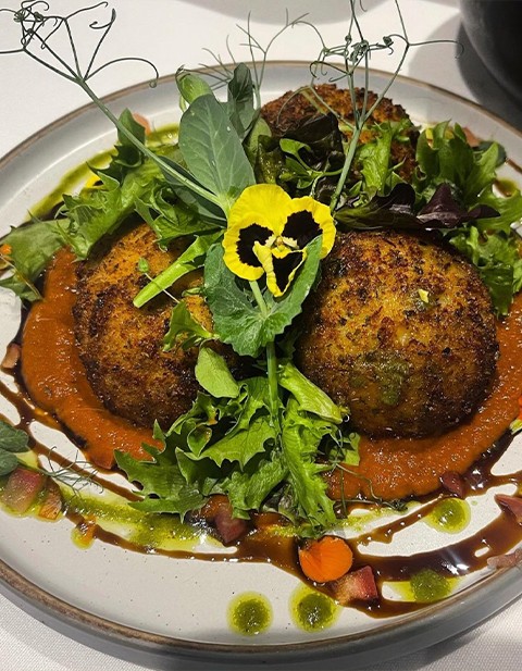 Dish from The Merry Fiddlers kitchen