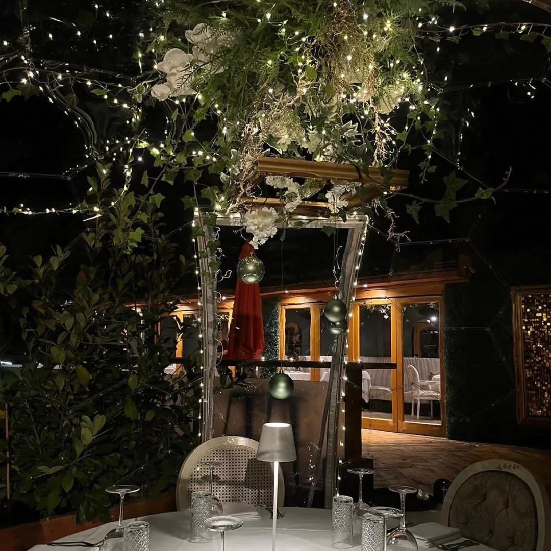 Fairy-lit dining at The Merry Fiddlers